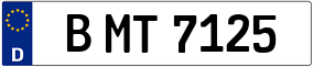Truck License Plate